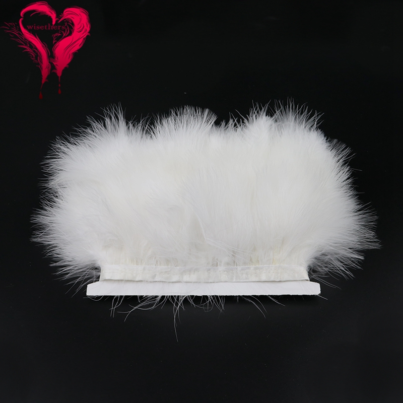 Feather Trim Marabou - 1 Meter ausgefallenes, weiches, flauschiges, gefärbtes,