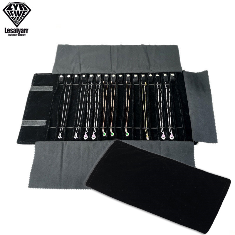 Velvet Ribbon Roll - Reise-Schmuck-Organizer, Rolle, faltbar, Schmucketui für Reisen,