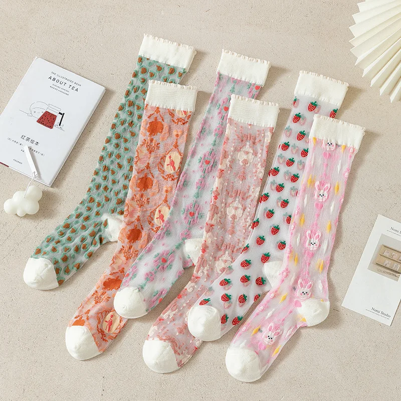 Sommer Dünne Frauen Strümpfe U – Crystal Mesh Fabric Bewertung und Preis