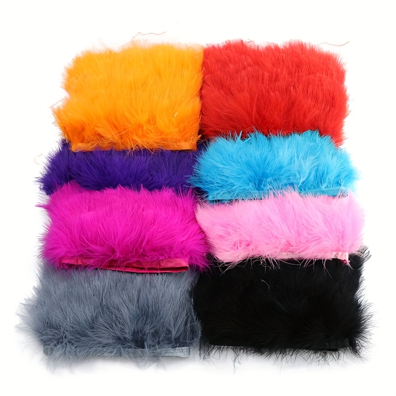 Flauschige Truthahnfedern-Bort – Feather Trim Marabou Bewertung und Preis