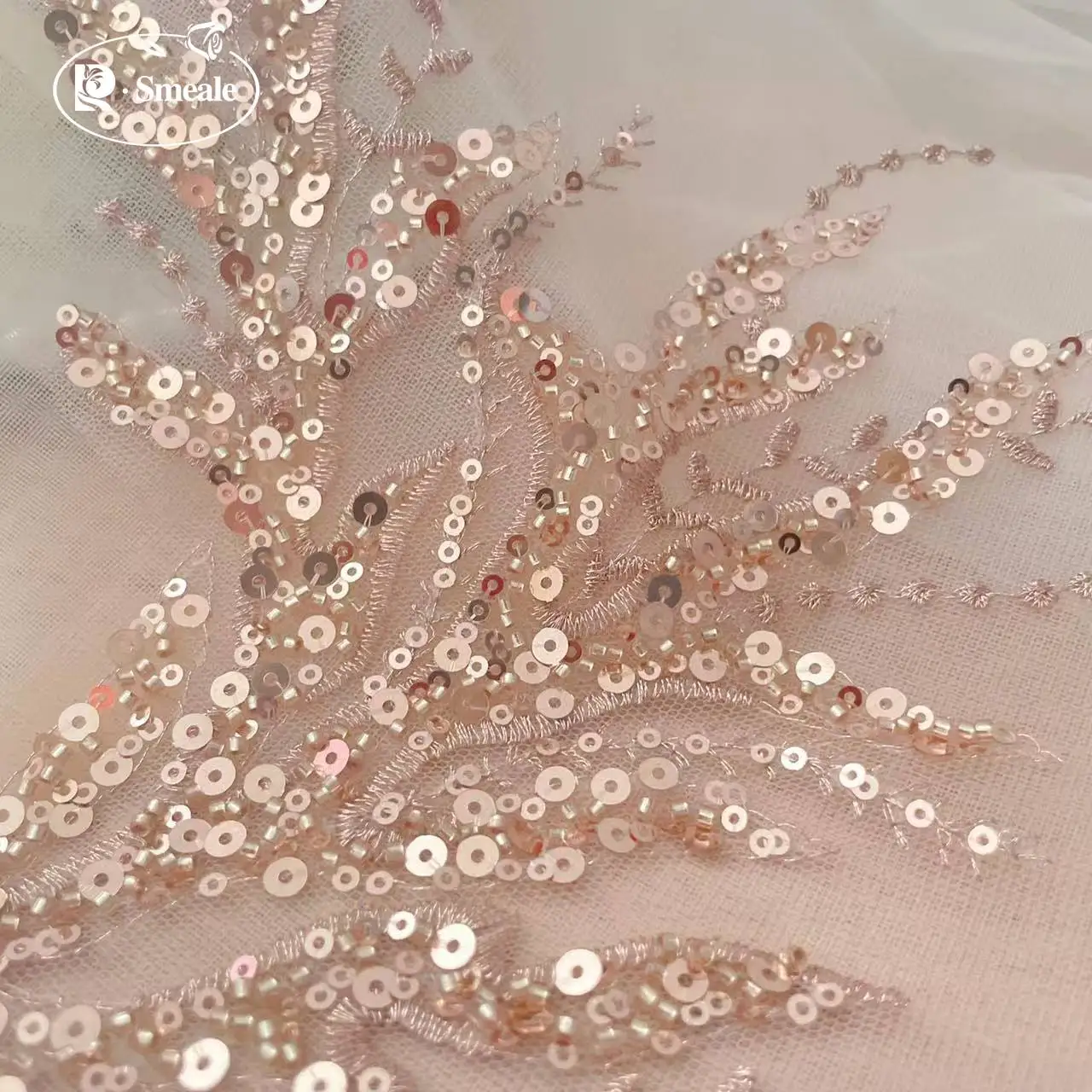 5 Paar – 2 Paar. Roségold-Pail – Applique Patch Flower Bewertung und Preis