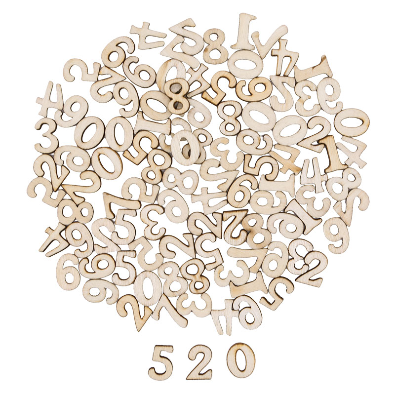 100 stücke Buchstaben Holz Alp – Craft Embellishment Bewertung und Preis