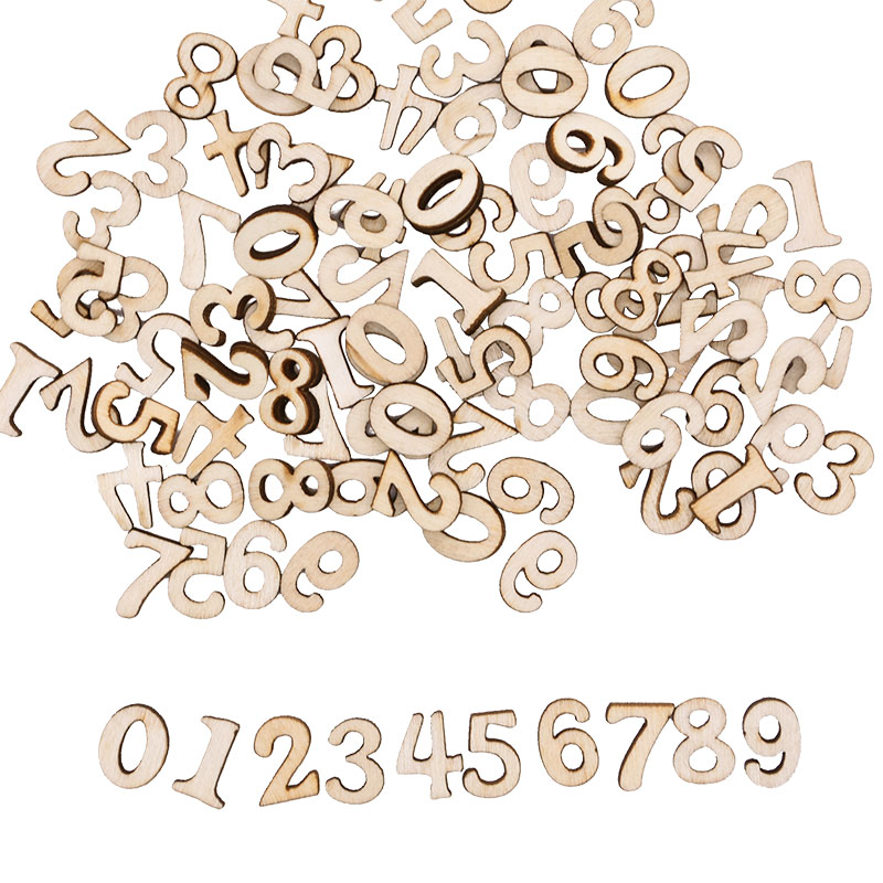 100 stücke Buchstaben Holz Alp – Craft Embellishment Bewertung und Preis