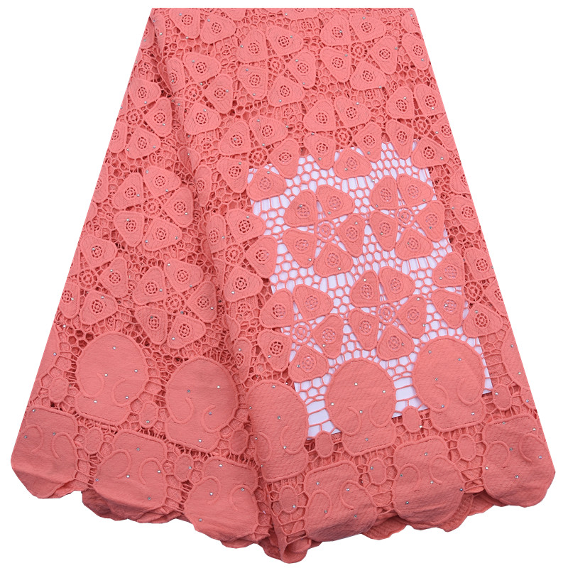 Afrikanischer guipure spitzens – Crystal Mesh Fabric Bewertung und Preis