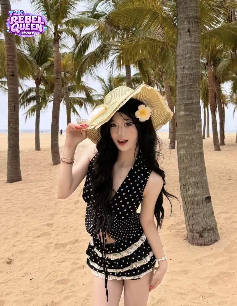 Y2K Vintage Coquette 2-teilige – Elastic Lace Trim Bewertung und Preis