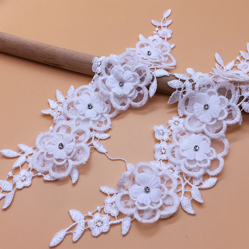2 Paare/los Mesh Modische Kost – Applique Patch Flower Bewertung und Preis