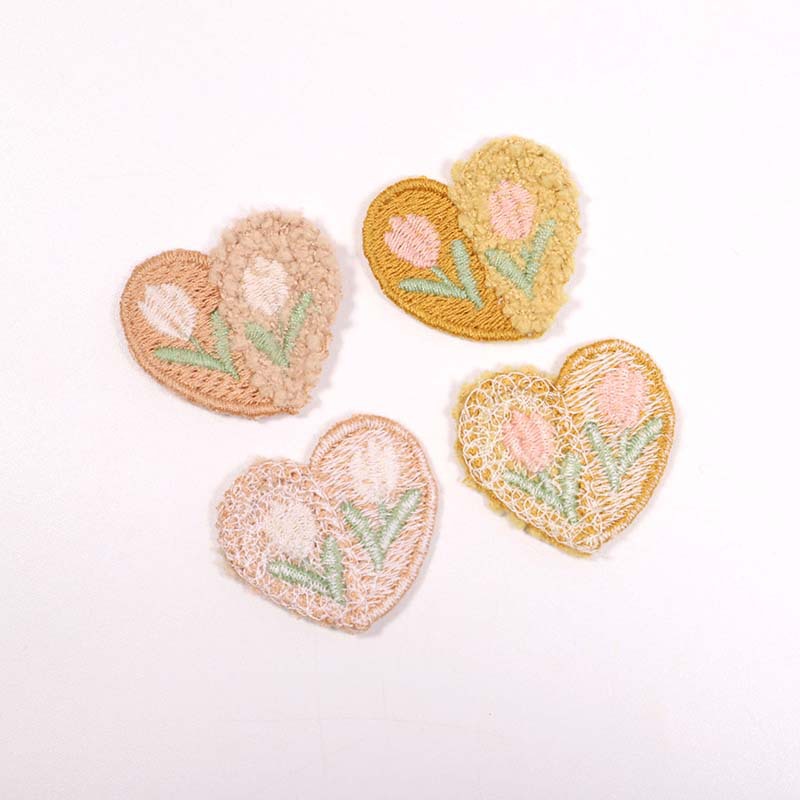 10 Stück Wolle Plüsch Liebe Bl – Applique Patch Flower Bewertung und Preis