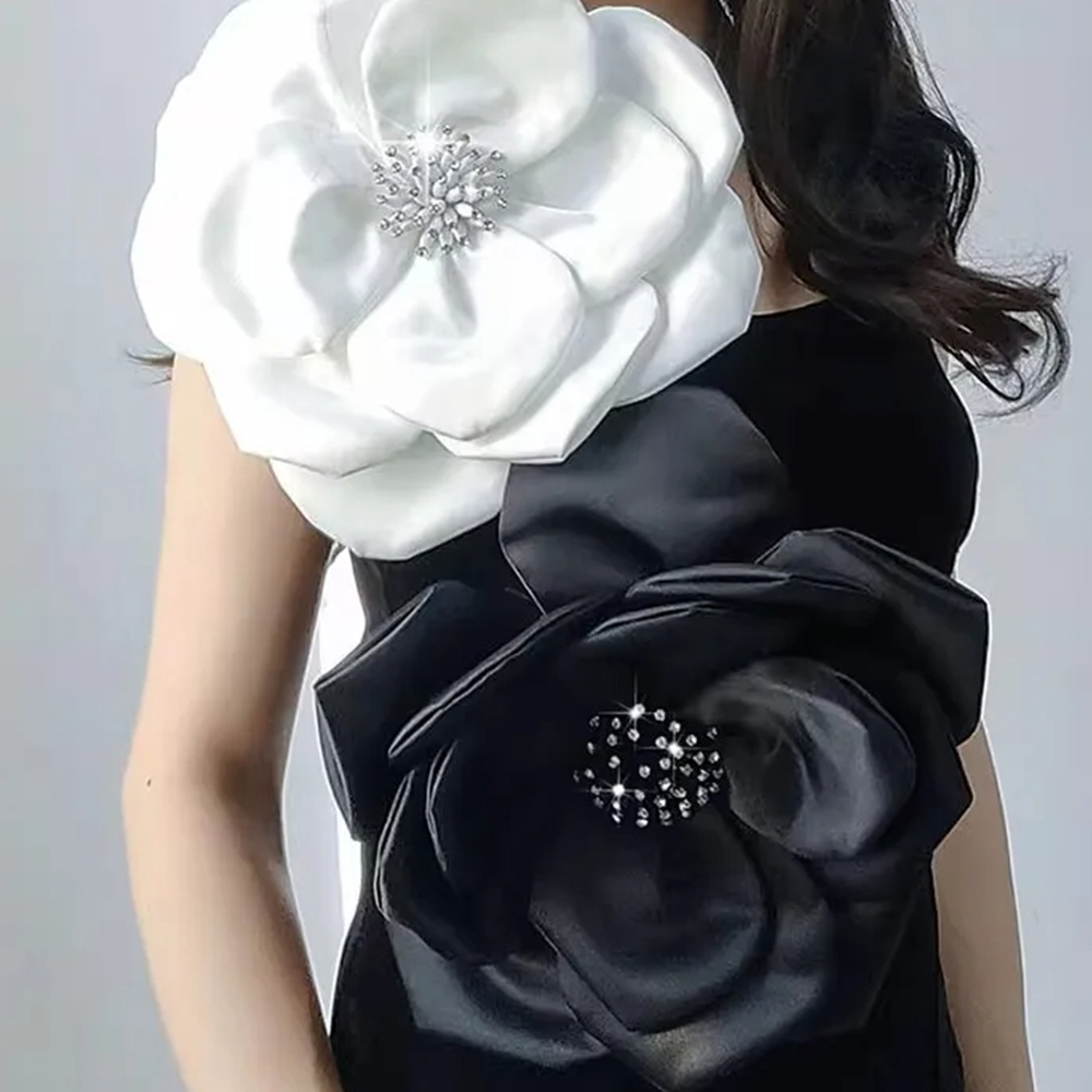 Neue 29cm 3d große Blume Spitz – Applique Patch Flower Bewertung und Preis