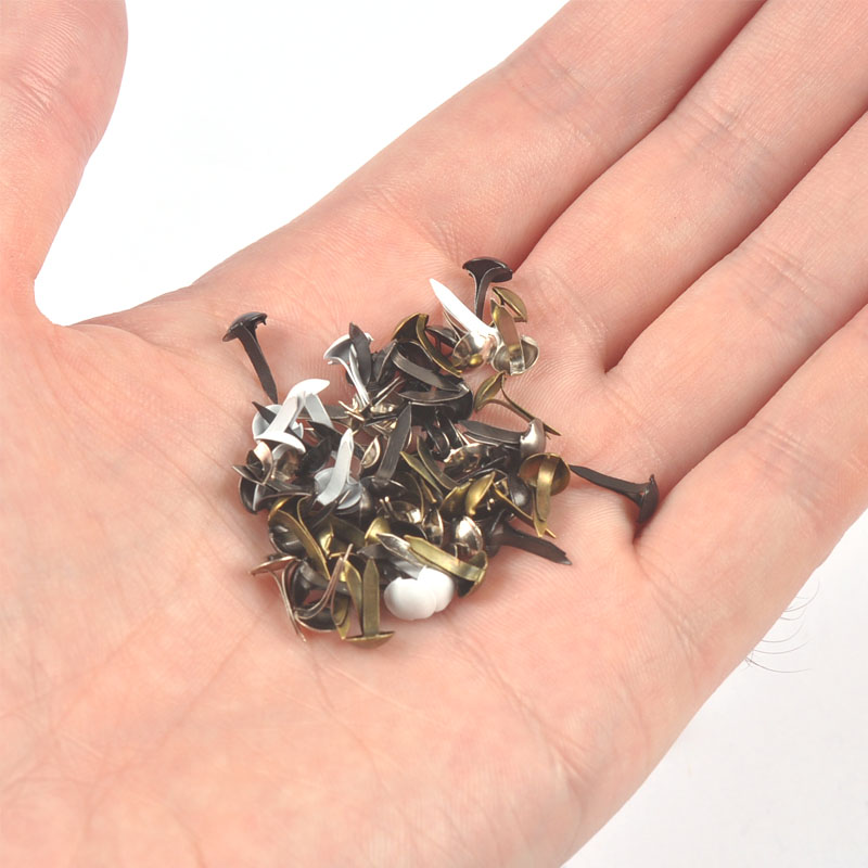 100 Stück Mini-Bolzen aus schw – Embellishments For Scrapbooking Bewertung und Preis
