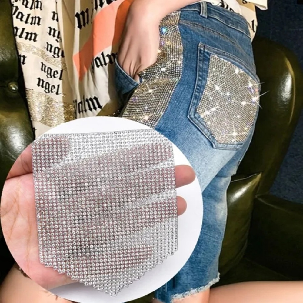 Luxus Strass Patches Jean Appl – Hotfix Rhinestone Sheet Bewertung und Preis
