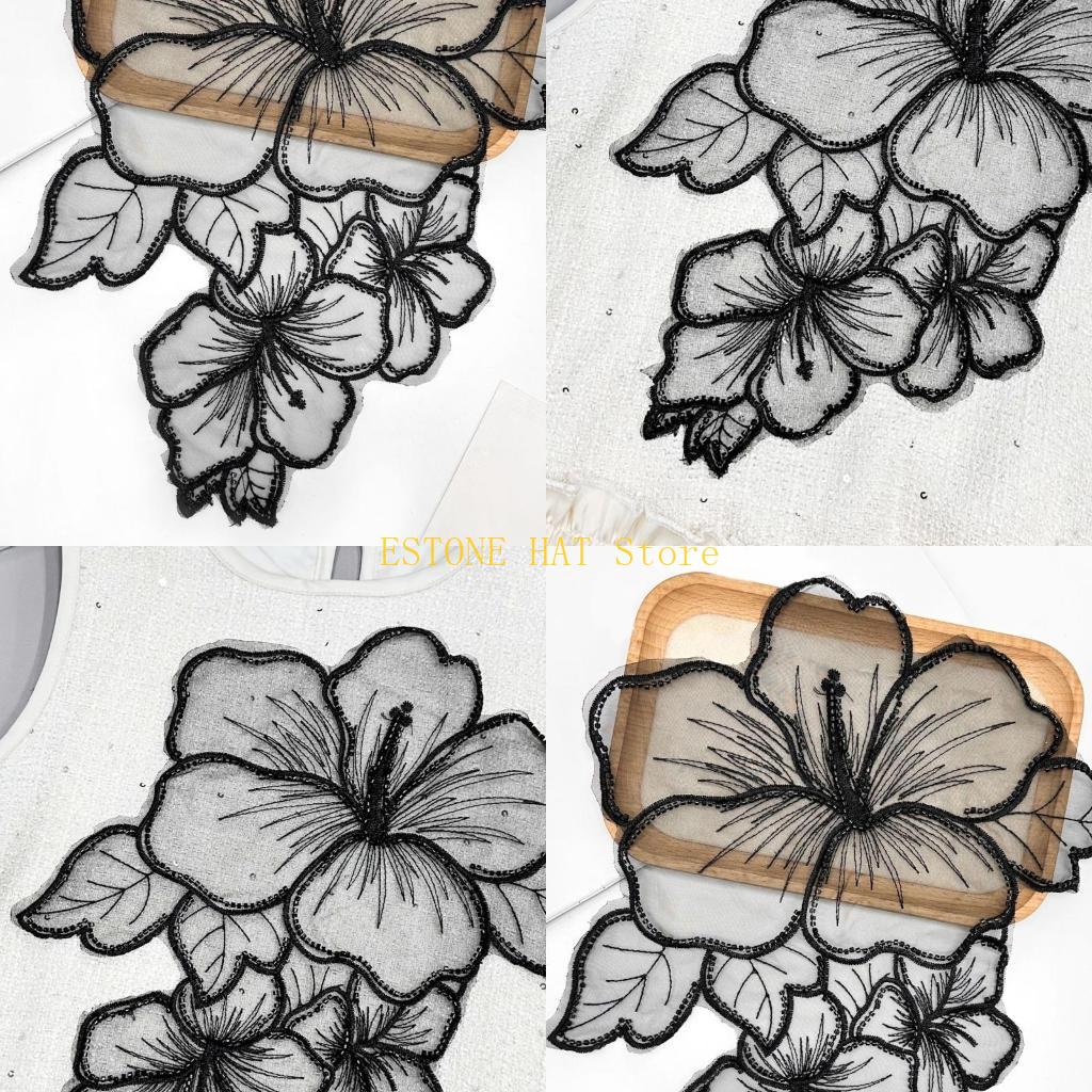 49MF Blumen-Nähflicken, elegan – Applique Patch Flower Bewertung und Preis