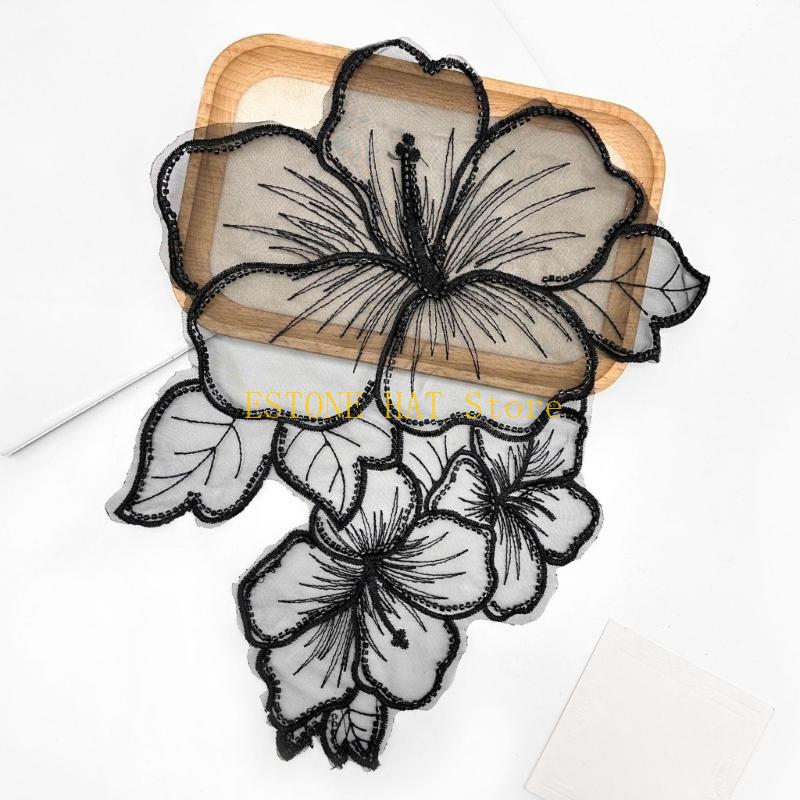 49MF Blumen-Nähflicken, elegan – Applique Patch Flower Bewertung und Preis