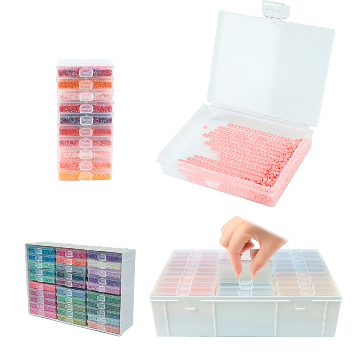 Diamond Painting Kunst-Set mit – Craft Embellishment Storage Bewertung und Preis