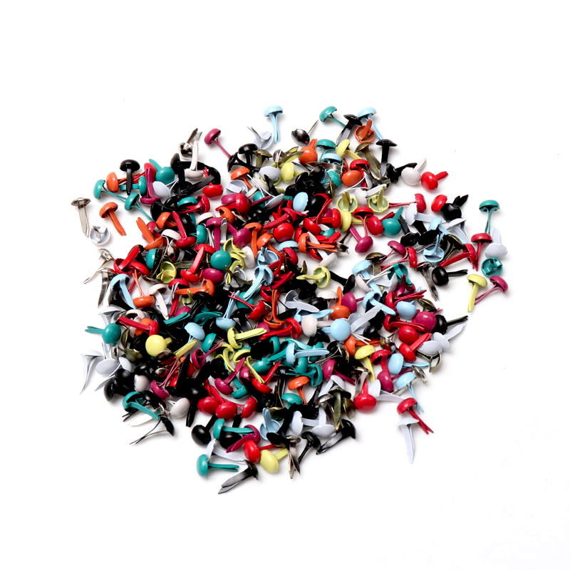 Gemischte runde Pastell-Brads  – Embellishments For Scrapbooking Bewertung und Preis