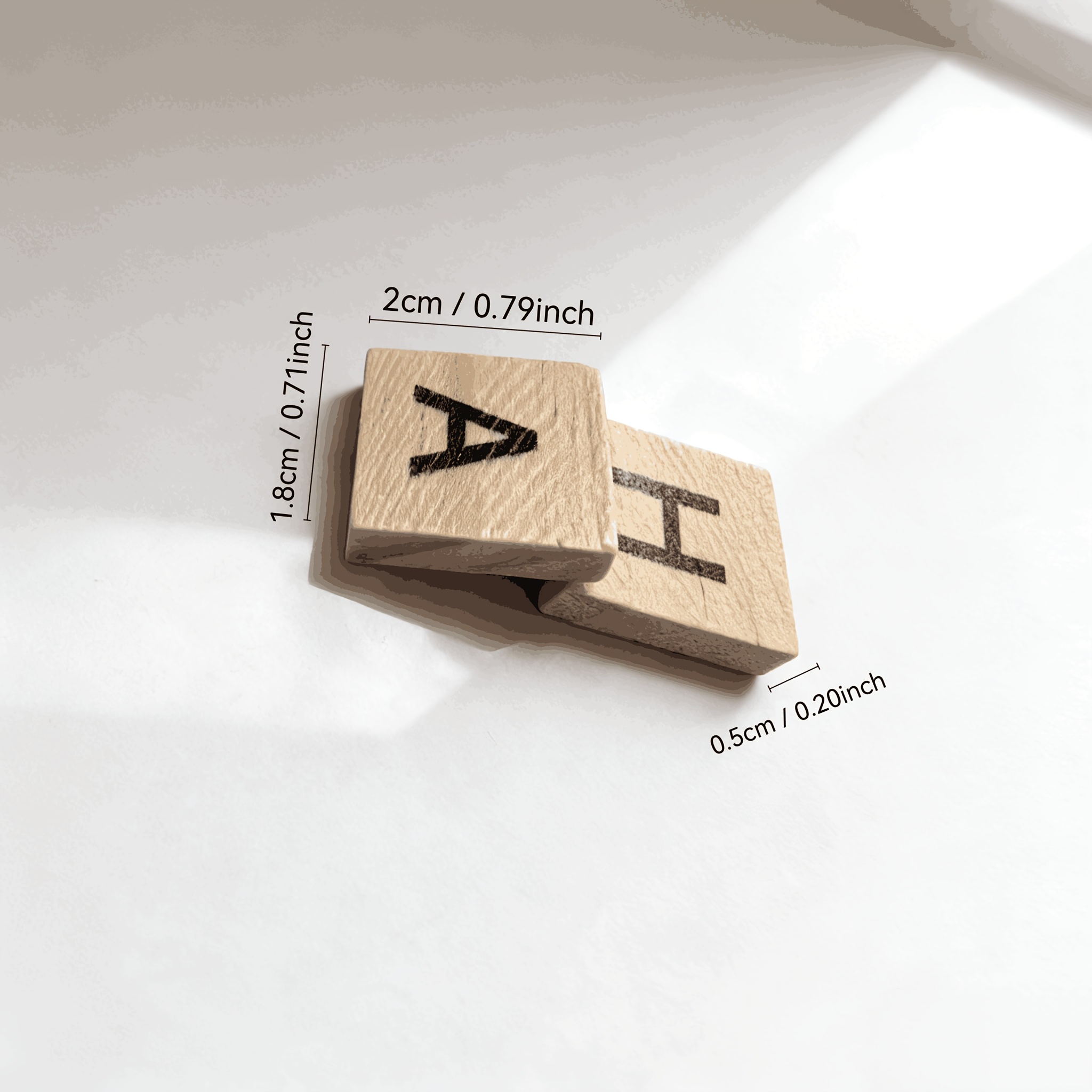 100 Stück Holzbuchstabenwürfel – Craft Embellishment Bewertung und Preis