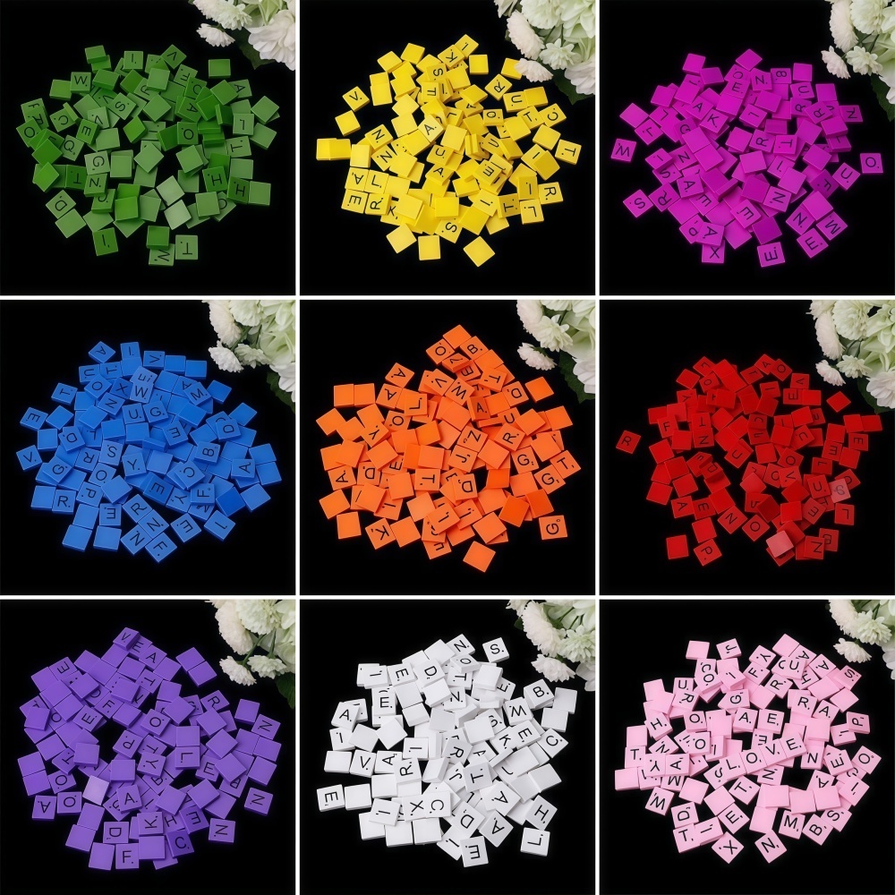 100 Stück Holzbuchstabenwürfel – Craft Embellishment Bewertung und Preis