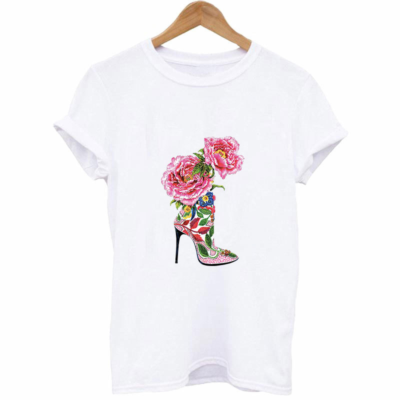 High heels blumen Eisen Auf Pa – Applique Patch Flower Bewertung und Preis
