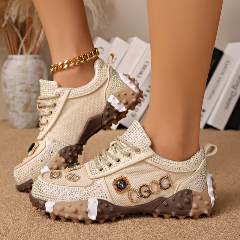 2026 Luxus-Sneaker für Damen m – Crystal Mesh Fabric Bewertung und Preis
