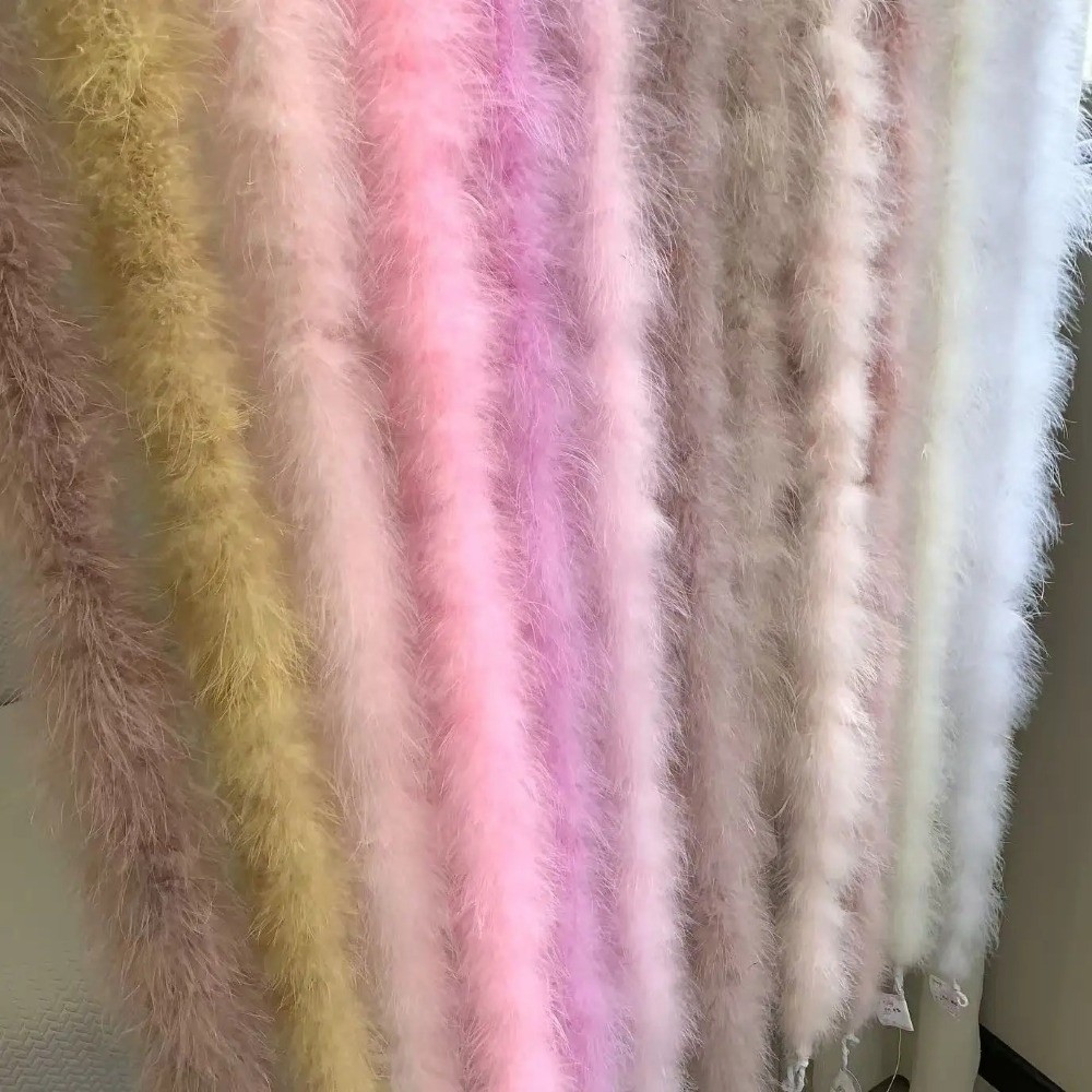 2 Meter Marabou-Feder-Boa-Mans – Feather Trim Marabou Bewertung und Preis