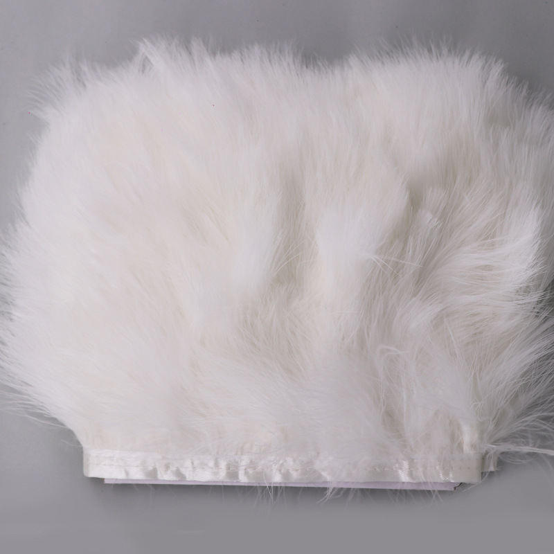 Schwarz-Weiße Truthahnfedern-B – Feather Trim Marabou Bewertung und Preis