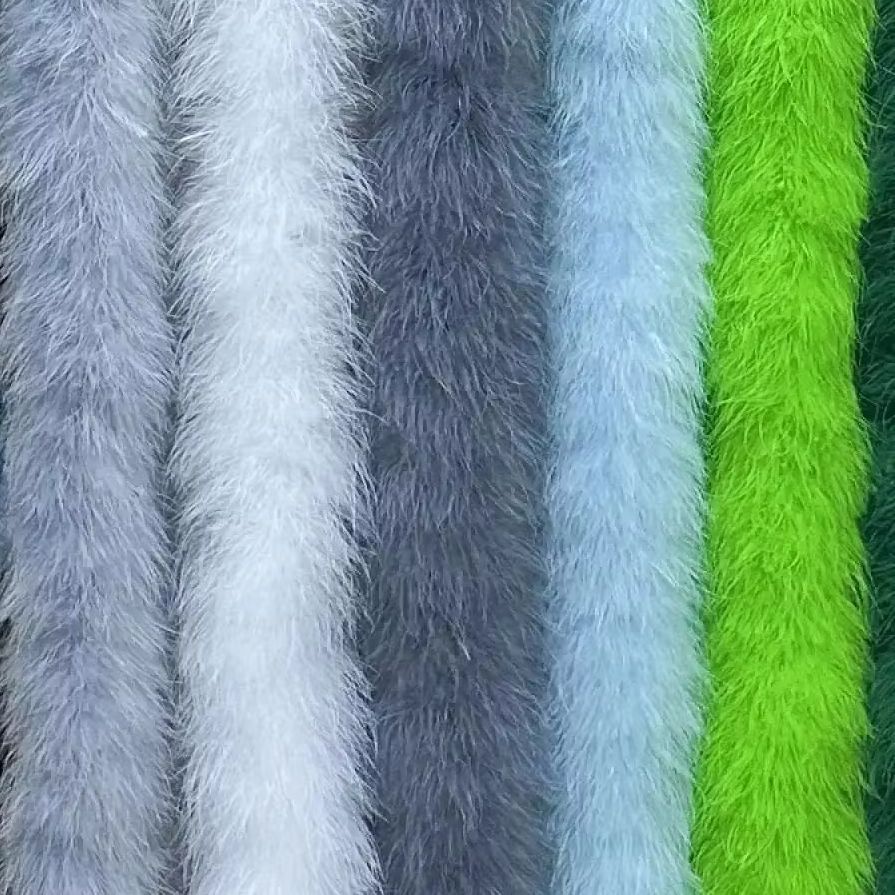 Natürlicher Marabu-Federbesatz – Feather Trim Marabou Bewertung und Preis